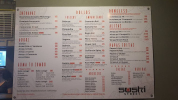 Sushi Street menu