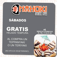 Nahoki Sushi food