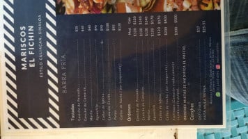 Mariscos Fichin menu