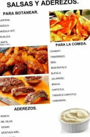 Huescas Wings food