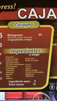 Broken Cheese Express menu