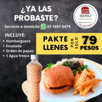 Hamburguesas Artesanales Ibáñez food