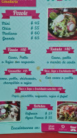 Cenaduria La Pirinola menu