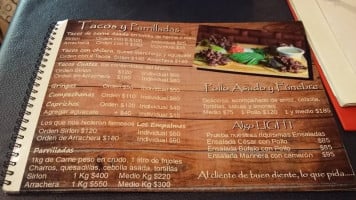 El Morro menu