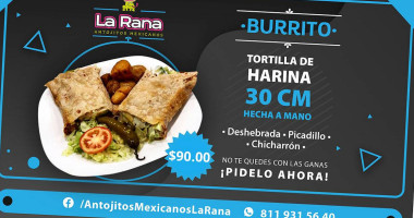 Antojitos Mexicanos La Rana food