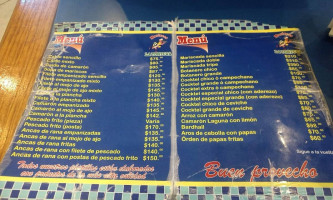 La Tortuga menu