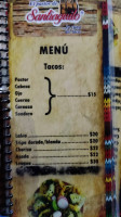 Taqueria El Pastor De Santiaguito menu