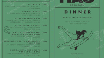 Hao menu