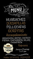 Huaraches La Vecina food