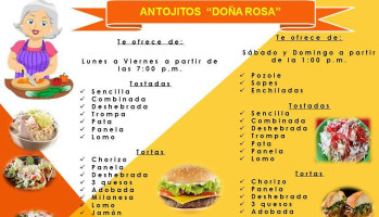 Antojitos DoÑa Rosa food