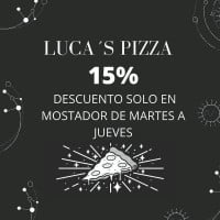 Luca's Pizza inside