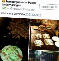 Hamburguesas Al Pastor Gringas Y Tacos Very food