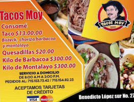 Tacos Moy food