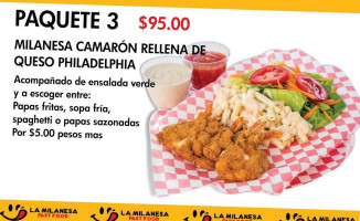 La Milanesa Fast Food food