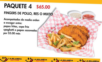 La Milanesa Fast Food food