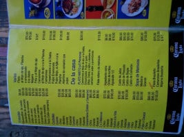 Marisquería El Catán menu