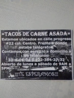 Tacos Al Carbón food