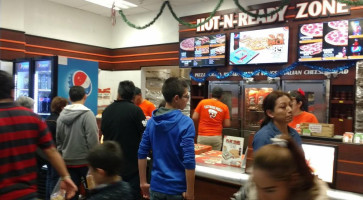 Little Caesars Pizza inside