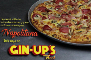 Gin-up's Pizza food