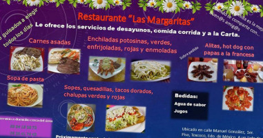 Las Margaritas food