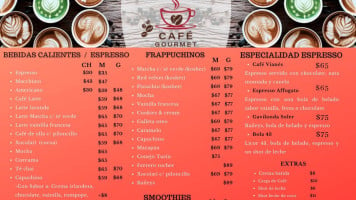 Aromë Café Gourmet menu