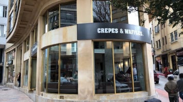 Crepes Waffles food