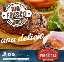 Las Forajidas Burger food