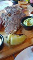 Los Cortes Afz. Smoked Brisket, Steaks Drinks food