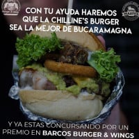 Barco`s Burger Wings. food