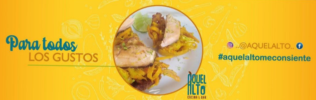 Aquel Alto food