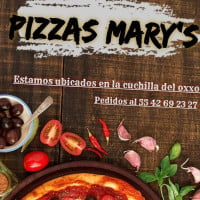 Mary Pizzas. food