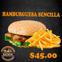 Rickys Hamburguesas Alitas Y Más food