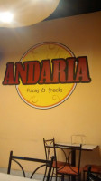 Andaria Pizzas Snacks inside