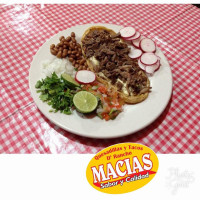 Tacos Macias food