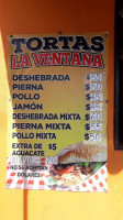 Tortas La Ventana food