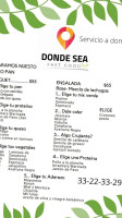 Donde Sea Fast Good food