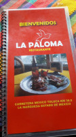 Cabaña La Paloma food