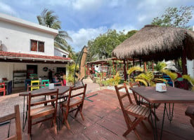 El Búho Lagoon Beach Club Lagoon Bacalar inside