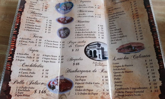 Tortas Degollado menu