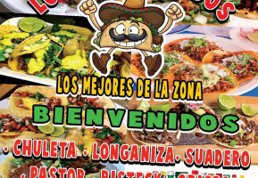 Los Tacos Chidos food