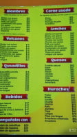 Taquería ,el Fogoncito Tamix menu