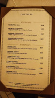 Negroni Midtown menu