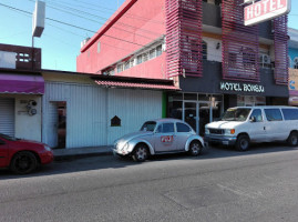 Aguas Frescas La Chiapaneca Water Cool outside