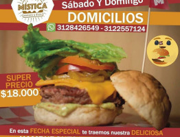 Mistica Burger food