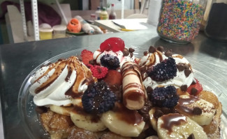 Crazy Waffles food