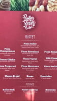 Roller Pizza Buffet menu