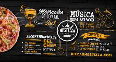 PizzerÍa Artesanal Mestizza food