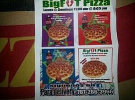 Big Foot Pizza food