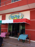 Lucky Pizza Pastas inside