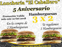 Loncheria El Caballero food